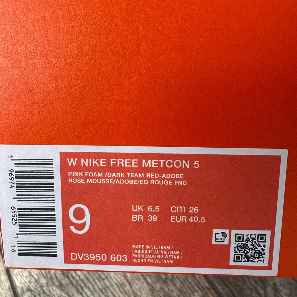 Brand New Nike Metcon 5 “Pink Foam”Women's Workout Shoes DV3950 603 - Picture 9 of 9